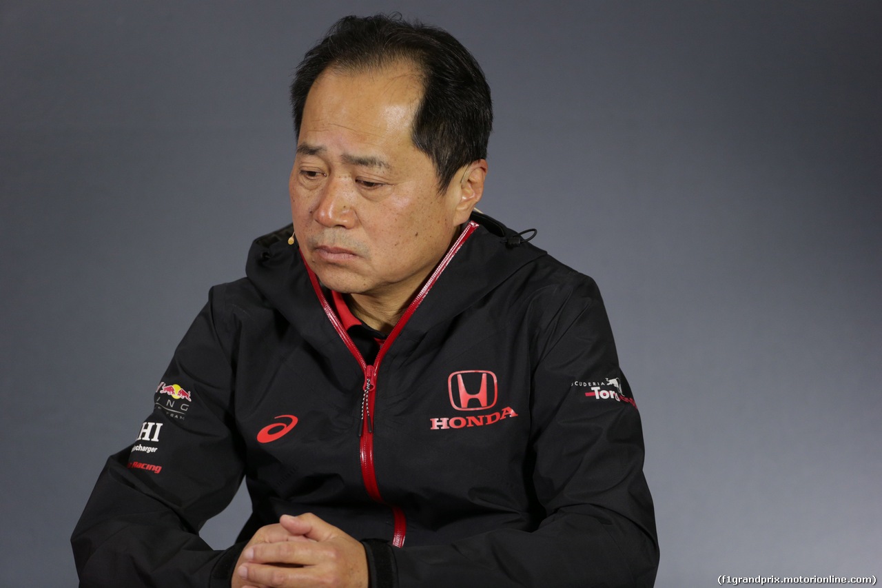 GP CINA, 12.04.2019- Venerdi' Official Fia press conference,  Toyoharu Tanabe (JPN) Honda F1 Technical Director.