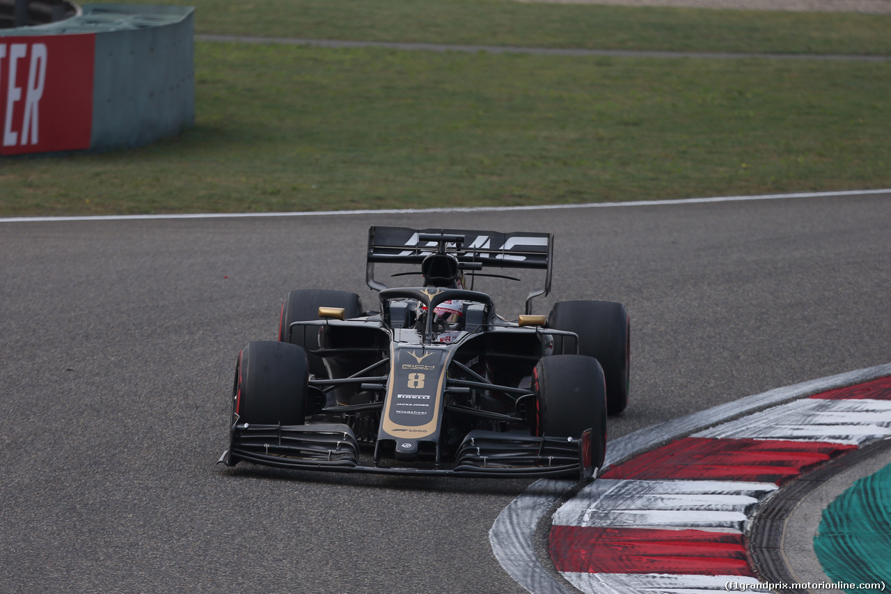 GP CINA, 12.04.2019- Prove Libere 2, Romain Grosjean (FRA) Haas F1 Team VF-19