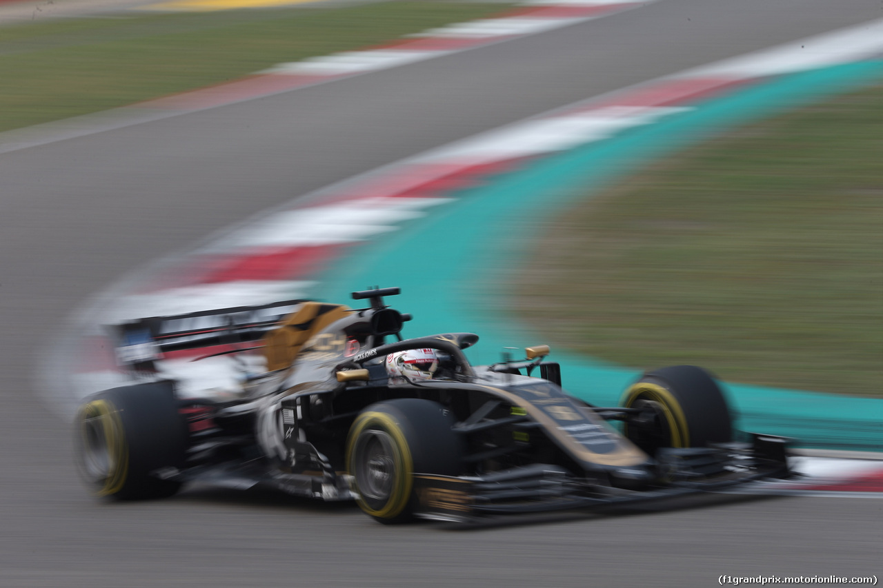 GP CINA, 12.04.2019- Prove Libere 2, Romain Grosjean (FRA) Haas F1 Team VF-19