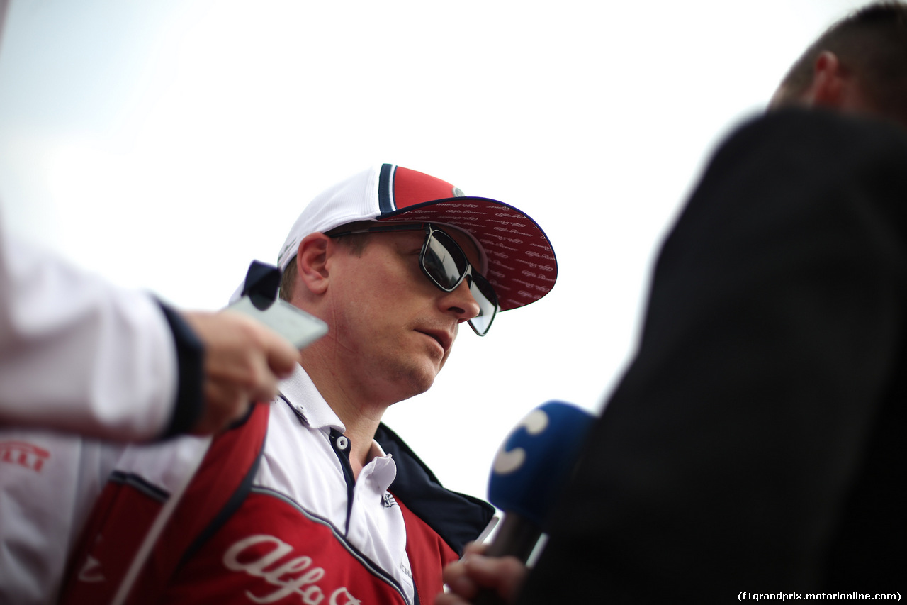 GP CINA, 12.04.2019- Prove Libere 2, Kimi Raikkonen (FIN) Alfa Romeo Racing C38