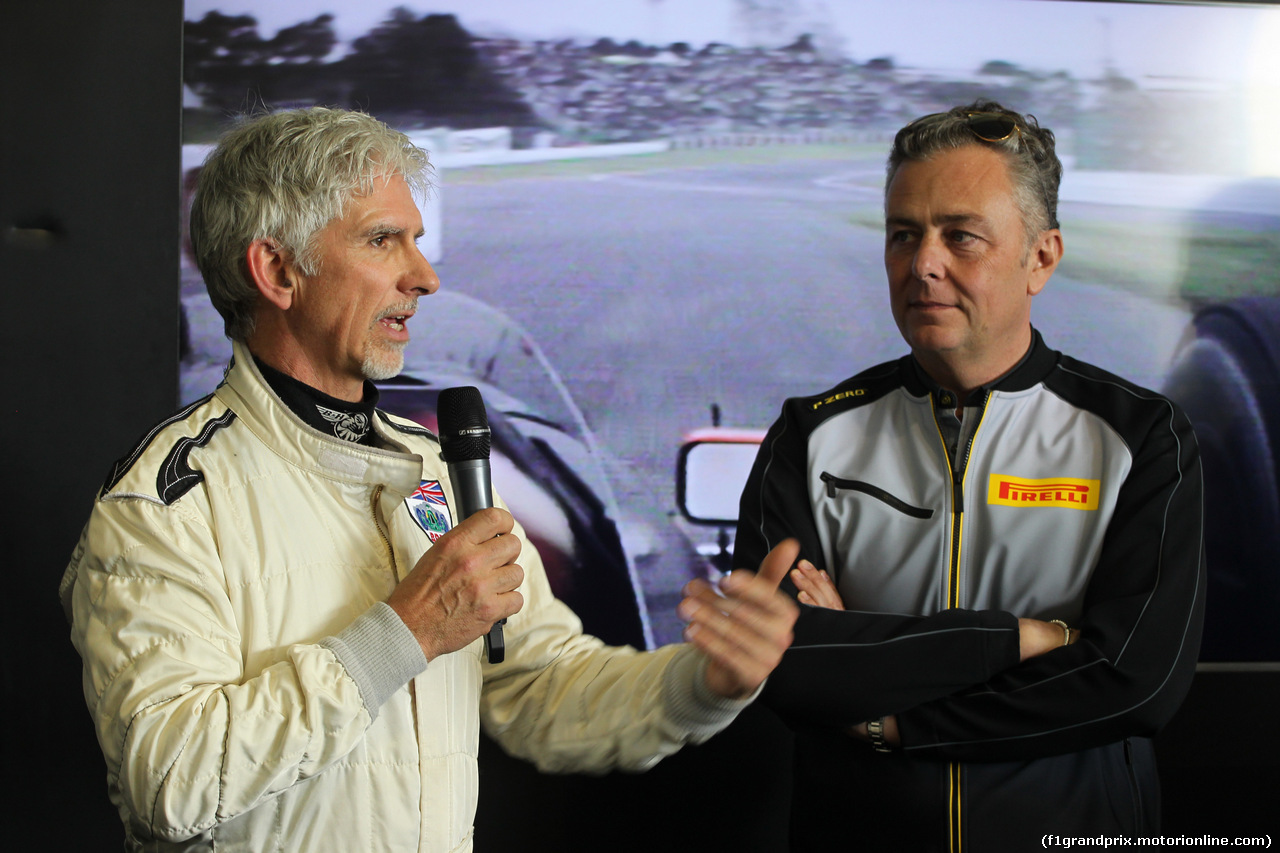 GP CINA, 12.04.2019- Official 1000th F1 Gp Poster presentation: Chase Carey (US), Liberty Media,  Damon Hill (GBR) 1996 F1 World Champion e Mario Isola (ITA), Sporting Director Pirelli