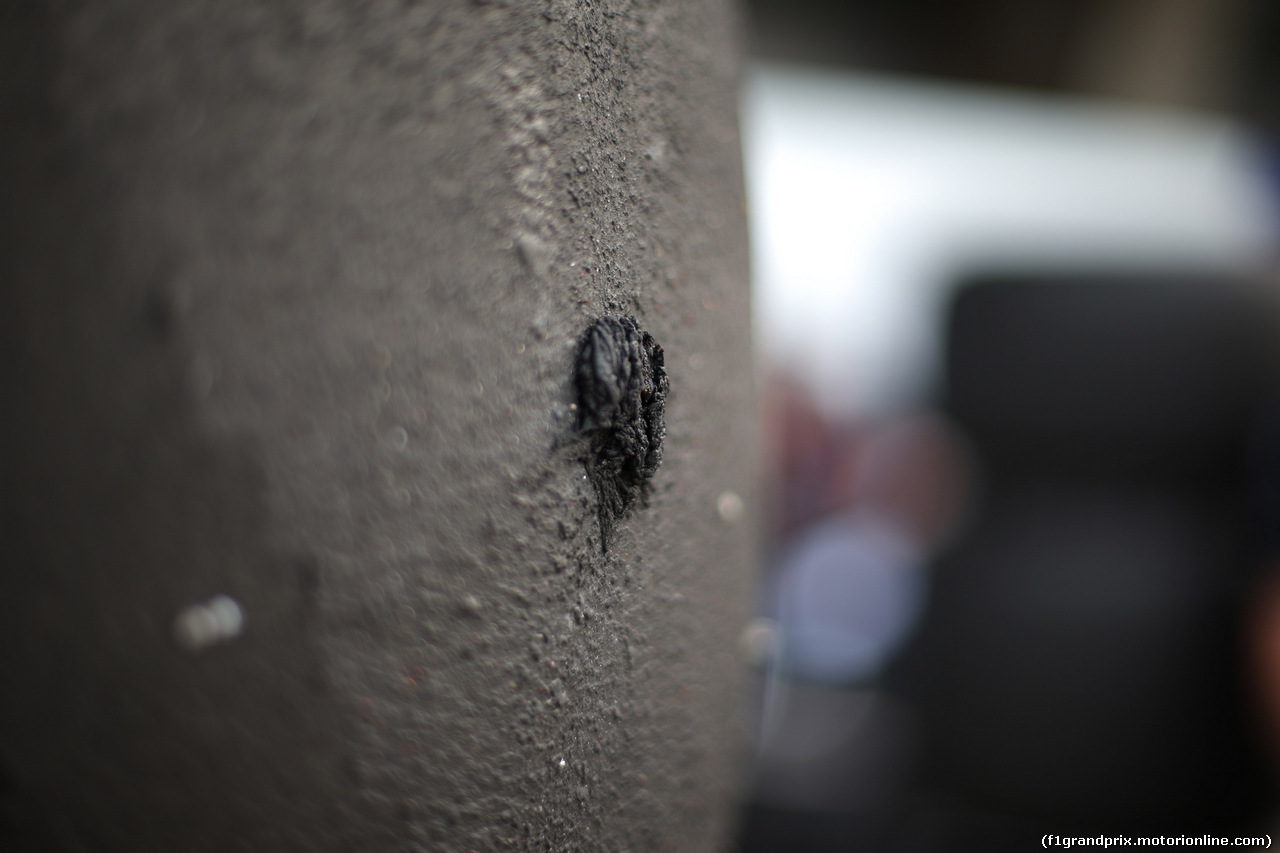 GP CINA, 12.04.2019- Used Tire detail