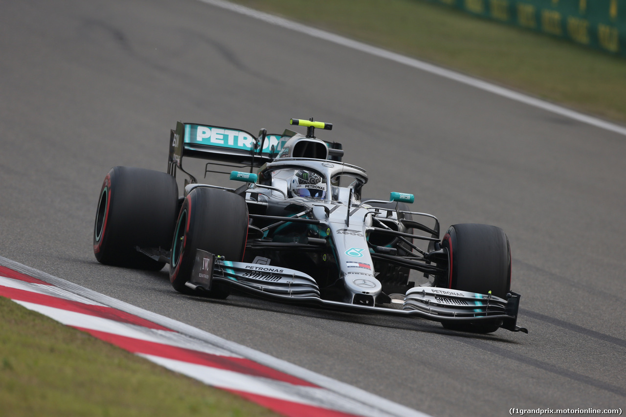 GP CINA, 12.04.2019- Prove Libere 2, Valtteri Bottas (FIN) Mercedes AMG F1 W10 EQ Power