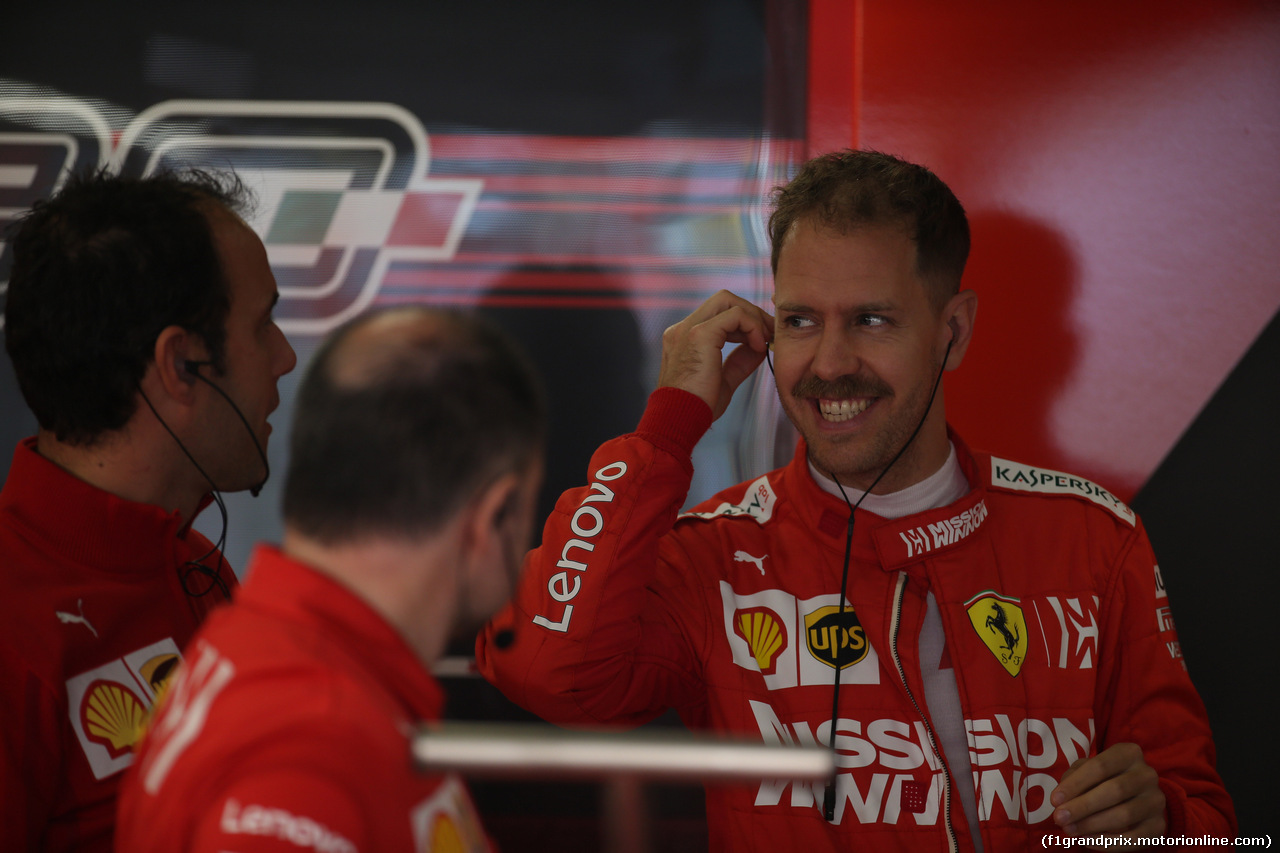GP CINA, 12.04.2019- Prove Libere 2, Sebastian Vettel (GER) Ferrari SF90