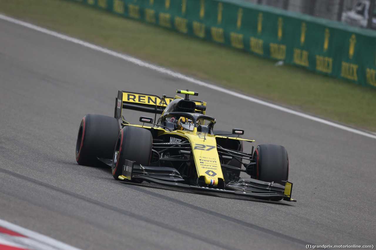 GP CINA, 12.04.2019- Prove Libere 2, Nico Hulkenberg (GER) Renault Sport F1 Team RS19