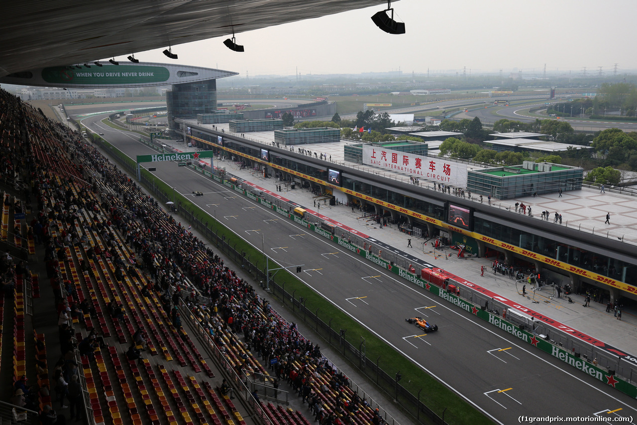 GP CINA, 12.04.2019- Prove Libere 2, Lando Norris (GBR) Mclaren F1 Team MCL34