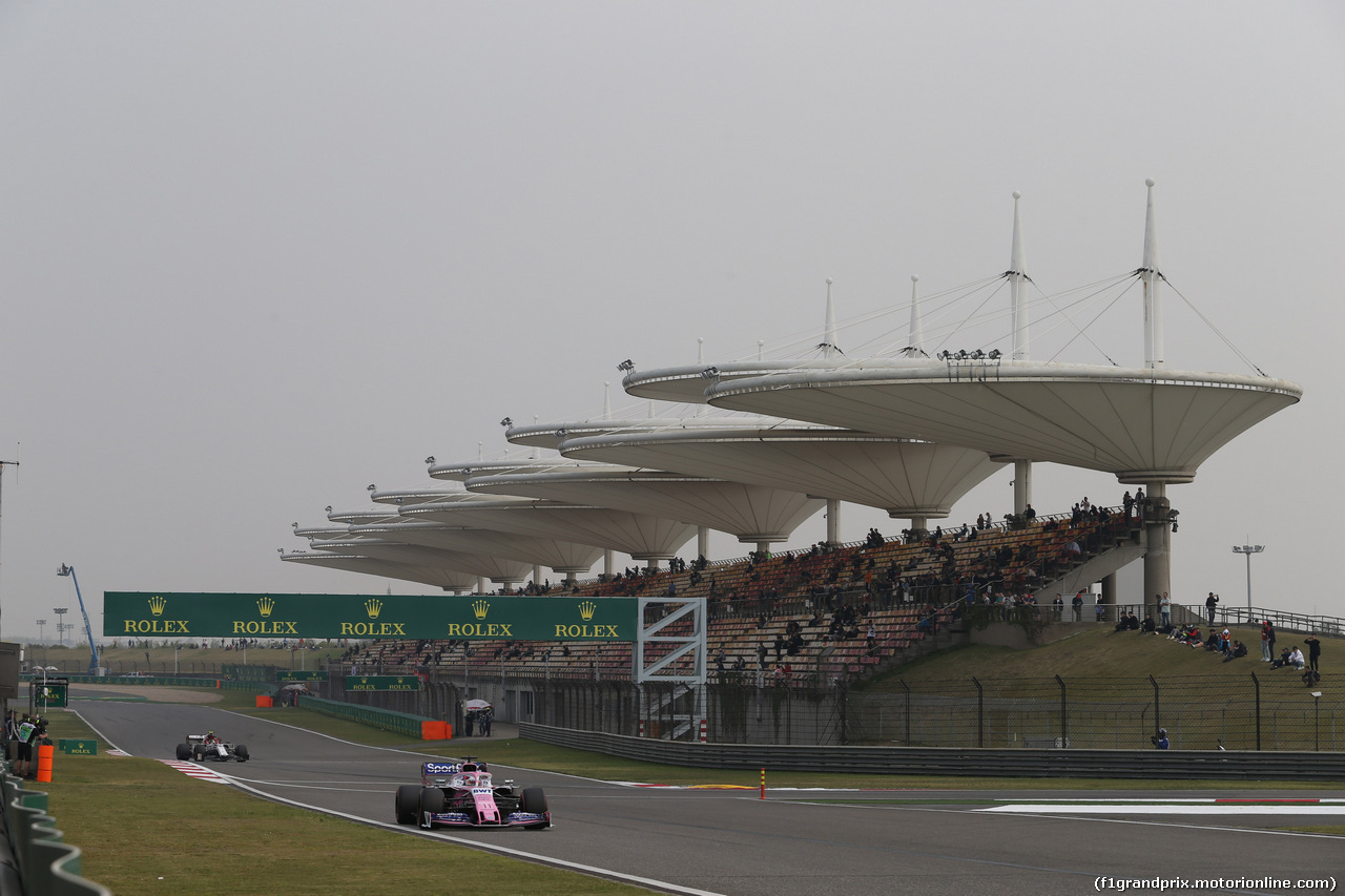 GP CINA, 12.04.2019- Prove Libere 2, Sergio Perez (MEX) Racing Point F1 RP19