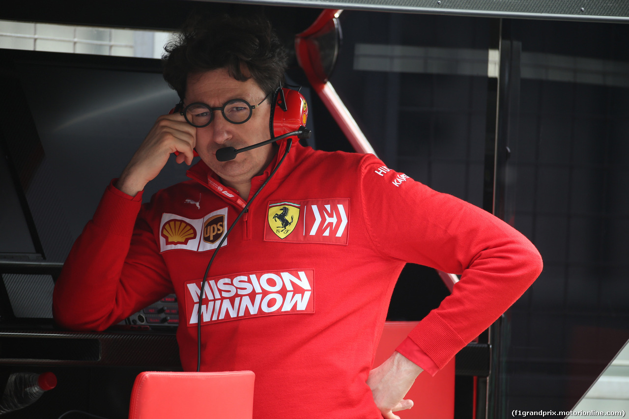 GP CINA, 12.04.2019- Prove Libere 2, Mattia Binotto (ITA) Ferrari Team Principal