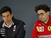 GP CINA, 12.04.2019- Venerdi' Official Fia press conference, Toto Wolff (AUT) Sporting Director Mercedes-Benz e Mattia Binotto (ITA) Ferrari Team Principal