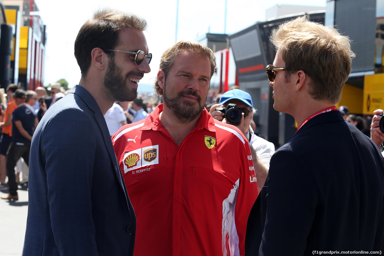 GP FRANCIA, 23.06.2019 - Jean-Eric Vergne (FRA) e Nico Rosberg (GER)