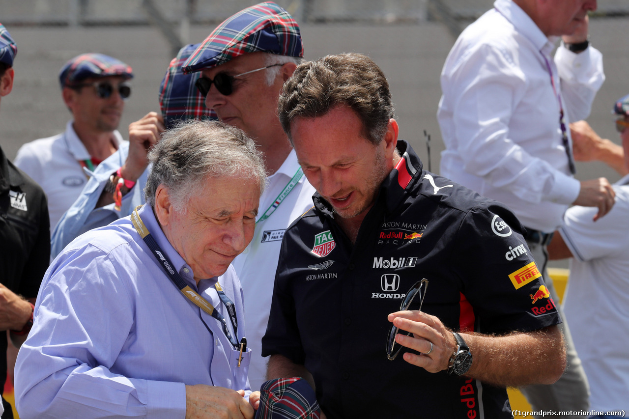 GP FRANCIA, 23.06.2019 - Jean Todt (FRA), President FIA e Christian Horner (GBR), Red Bull Racing Team Principal