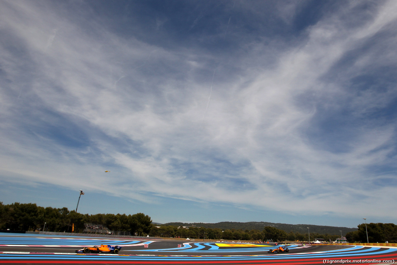 GP FRANCIA, 23.06.2019 - Gara, Lando Norris (GBR) Mclaren F1 Team MCL34  e Carlos Sainz Jr (ESP) Mclaren F1 Team MCL34