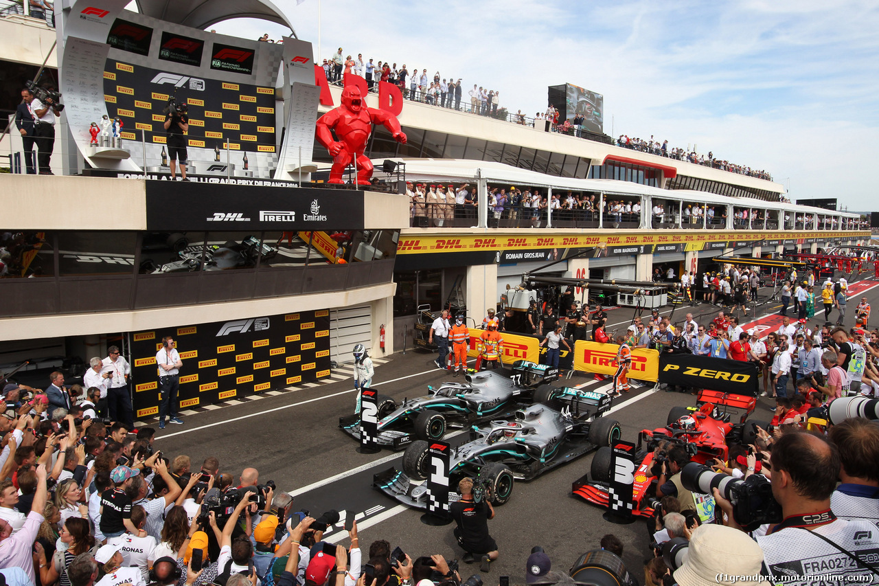 GP FRANCIA, 23.06.2019 - Gara, Lewis Hamilton (GBR) Mercedes AMG F1 W10 vincitore