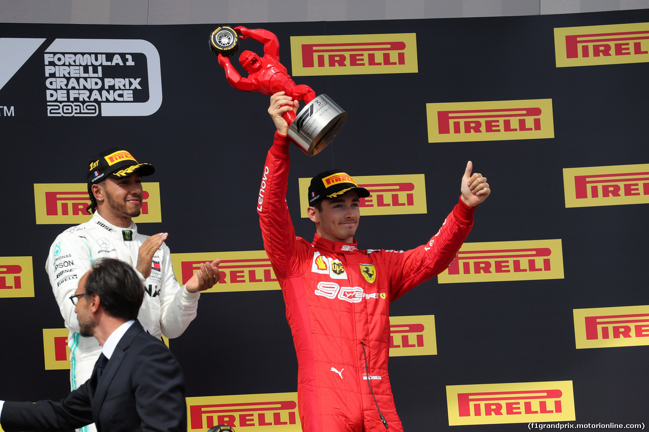 GP FRANCIA, 23.06.2019 - Gara, 3rd place Charles Leclerc (MON) Ferrari SF90