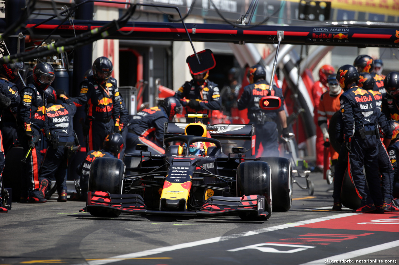 GP FRANCIA, 23.06.2019 - Gara, Pit stop, Pierre Gasly (FRA) Red Bull Racing RB15