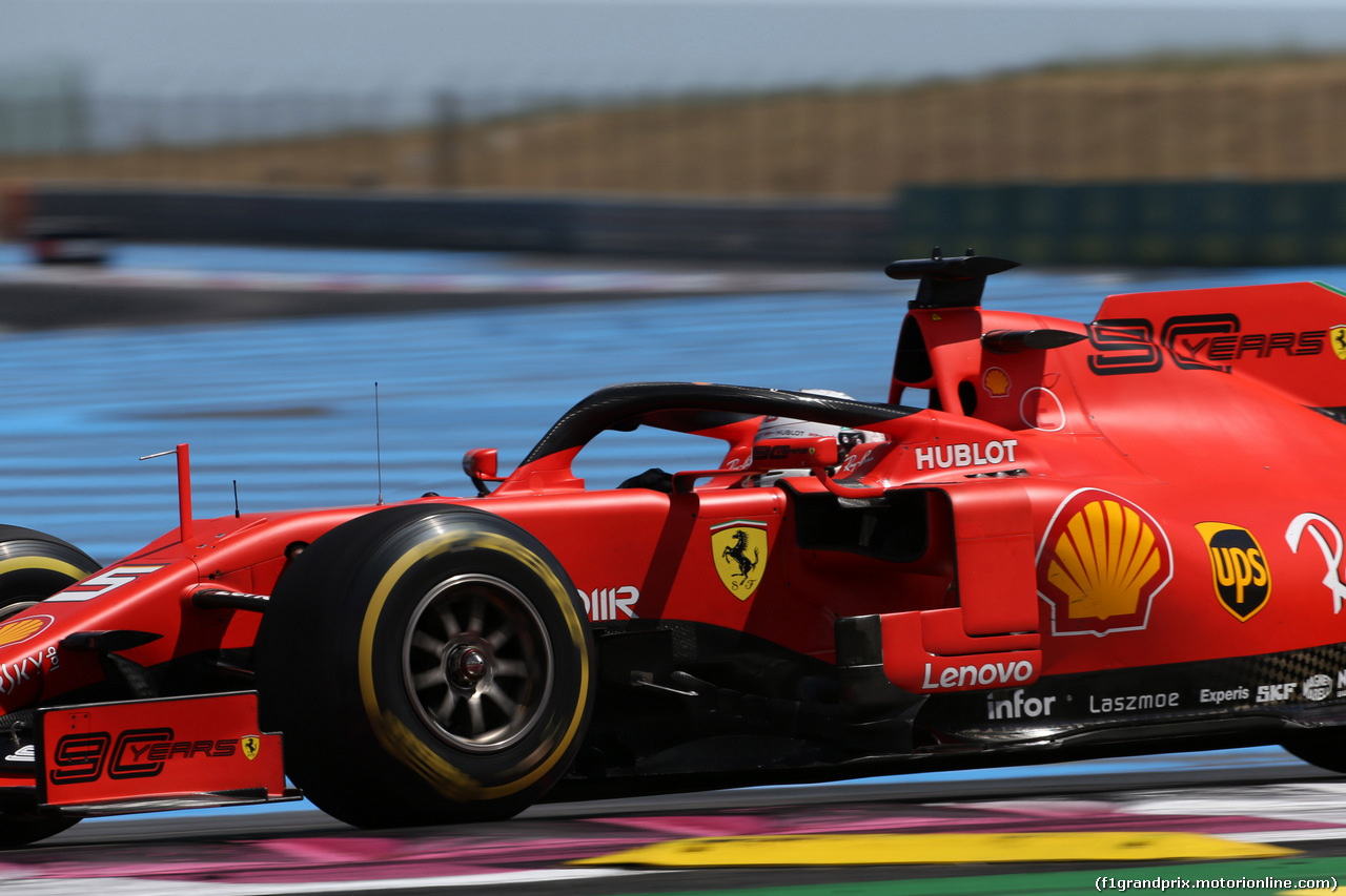 GP FRANCIA, 23.06.2019 - Gara, Sebastian Vettel (GER) Ferrari SF90