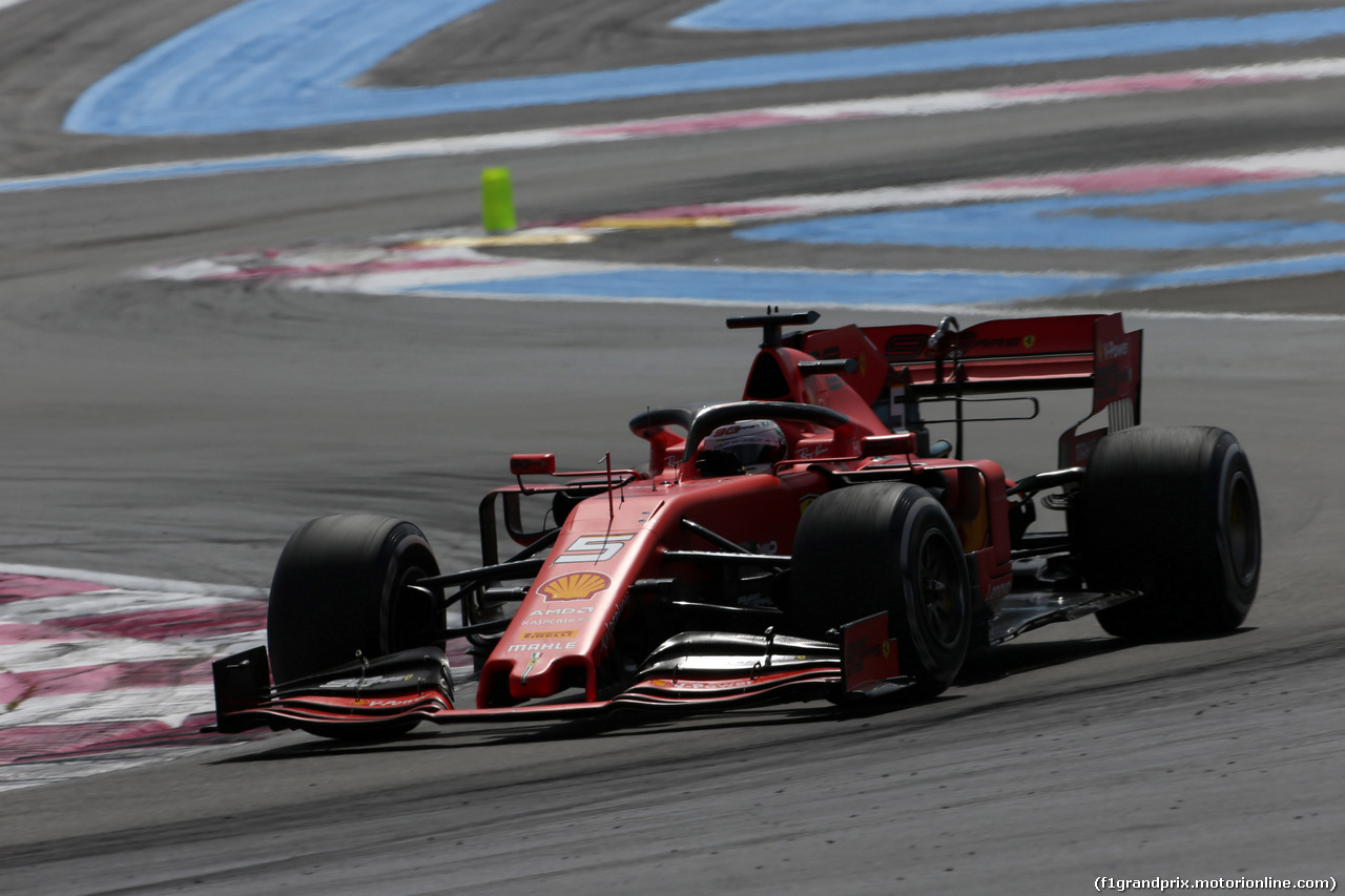 GP FRANCIA, 23.06.2019 - Gara, Sebastian Vettel (GER) Ferrari SF90