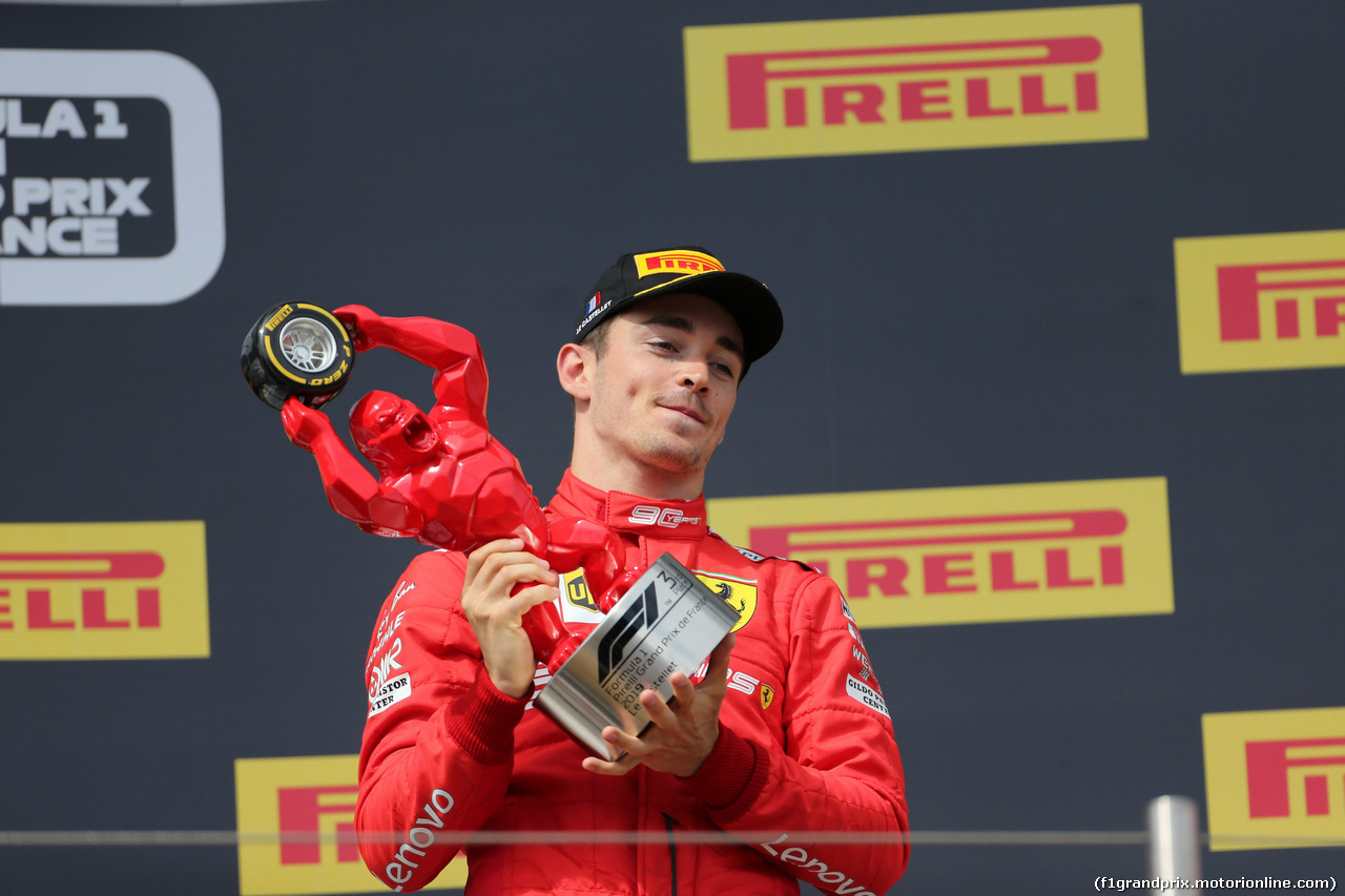 GP FRANCIA, 23.06.2019 - Gara, 3rd place Charles Leclerc (MON) Ferrari SF90