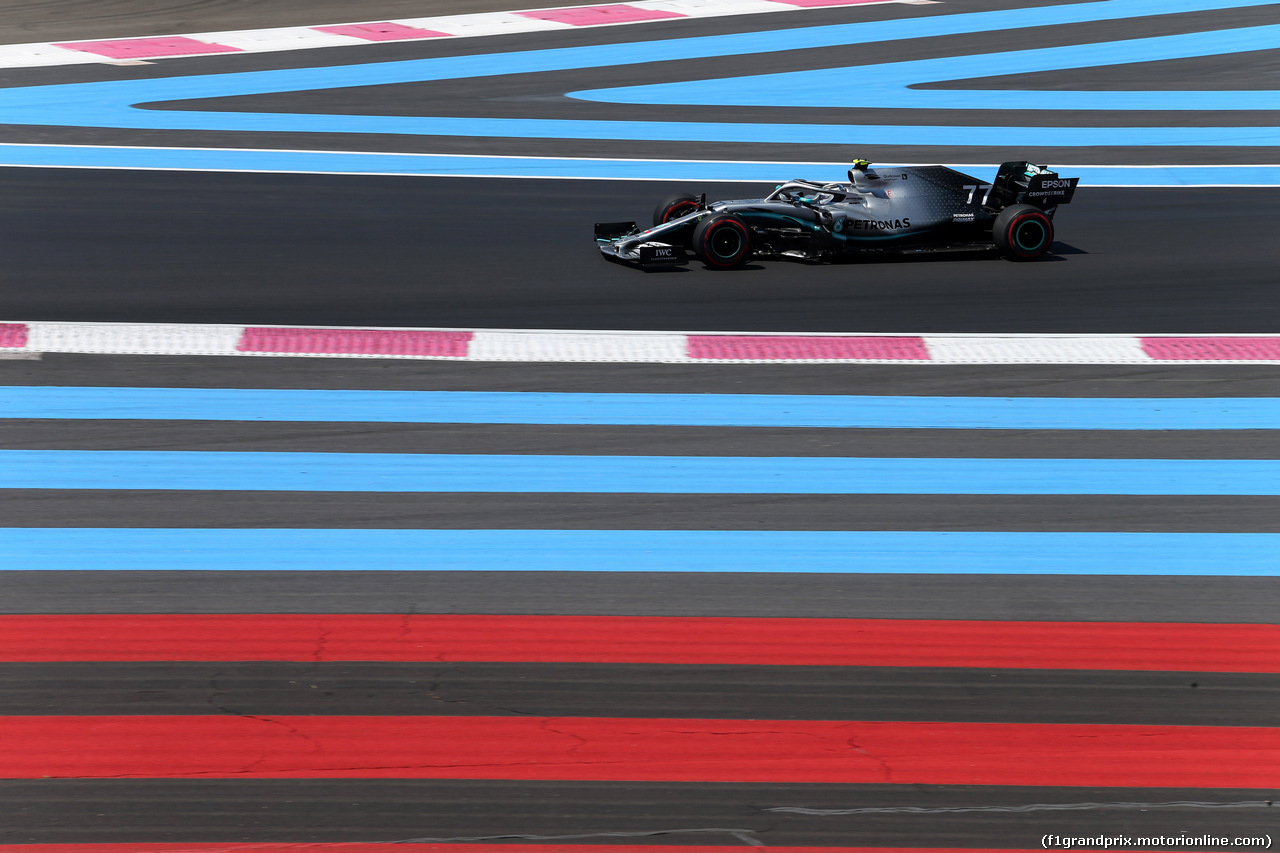GP FRANCIA, 22.06.2019 - Prove Libere 3, Valtteri Bottas (FIN) Mercedes AMG F1 W010