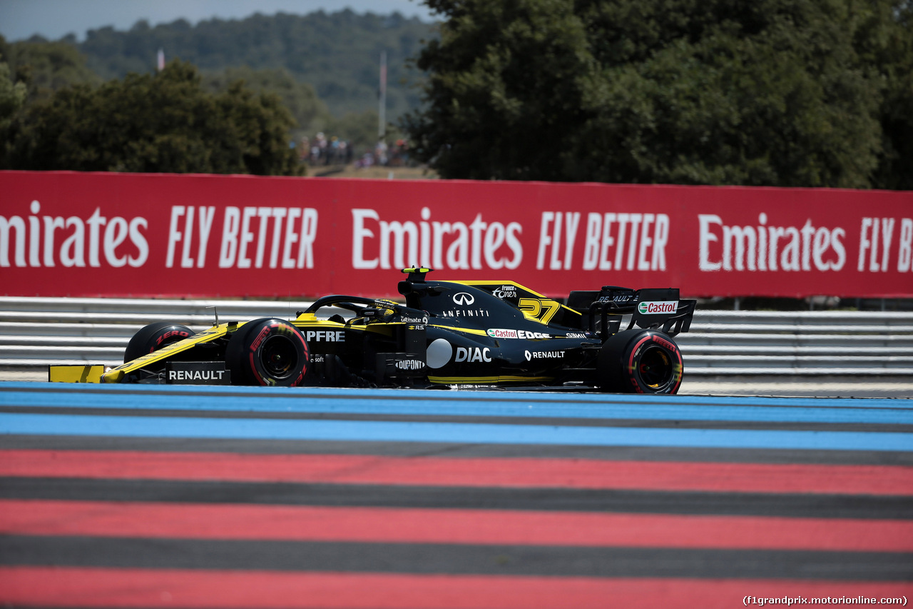 GP FRANCIA, 22.06.2019 - Prove Libere 3, Nico Hulkenberg (GER) Renault Sport F1 Team RS19