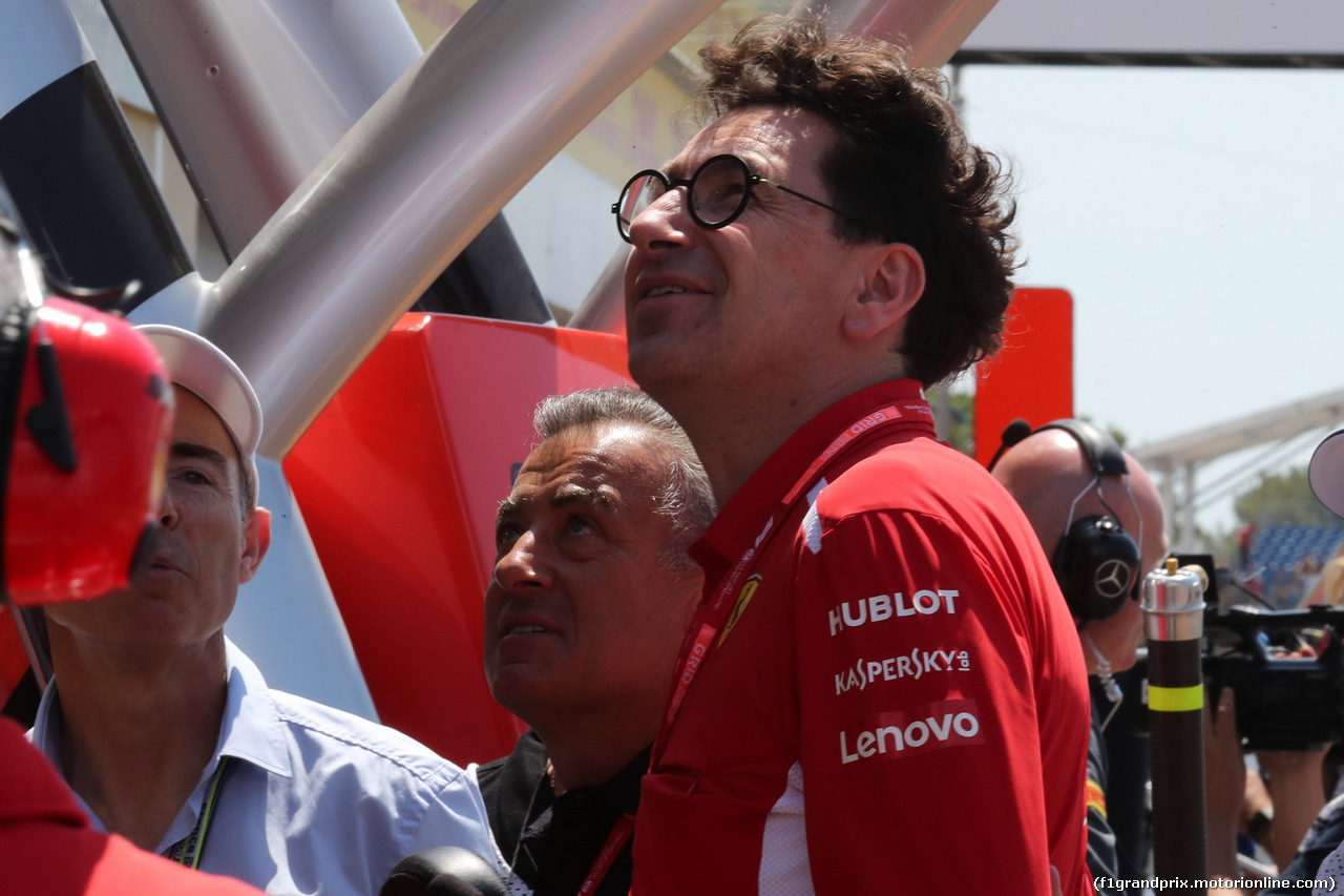 GP FRANCIA, 22.06.2019 - Prove Libere 3, Jean Alesi (FRA) e Mattia Binotto (ITA) Ferrari Team Principal