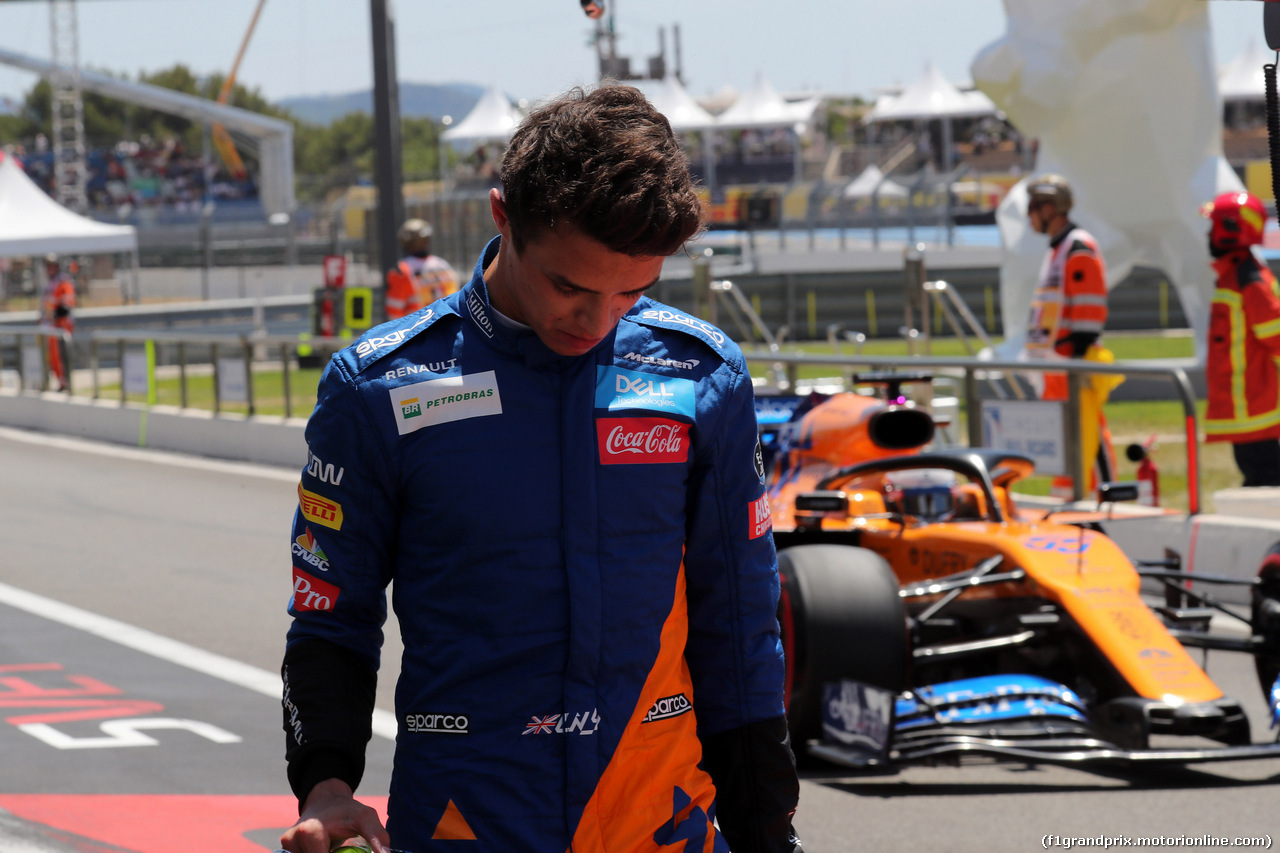 GP FRANCIA, 22.06.2019 - Prove Libere 3, Lando Norris (GBR) Mclaren F1 Team MCL34 e Carlos Sainz Jr (ESP) Mclaren F1 Team MCL34