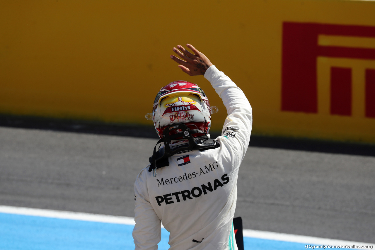 GP FRANCIA, 22.06.2019 - Qualifiche, Lewis Hamilton (GBR) Mercedes AMG F1 W10 pole position