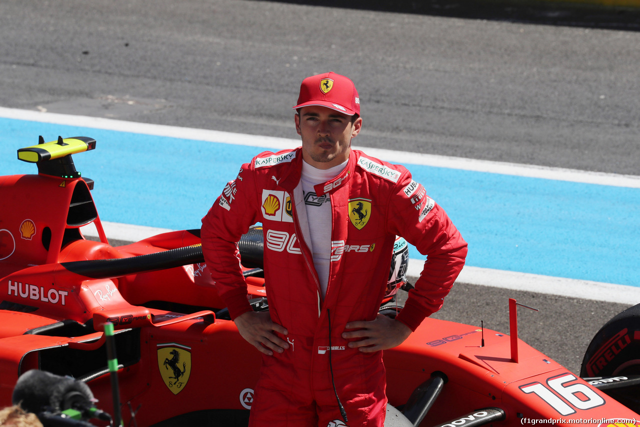 GP FRANCIA, 22.06.2019 - Qualifiche, 3rd place Charles Leclerc (MON) Ferrari SF90