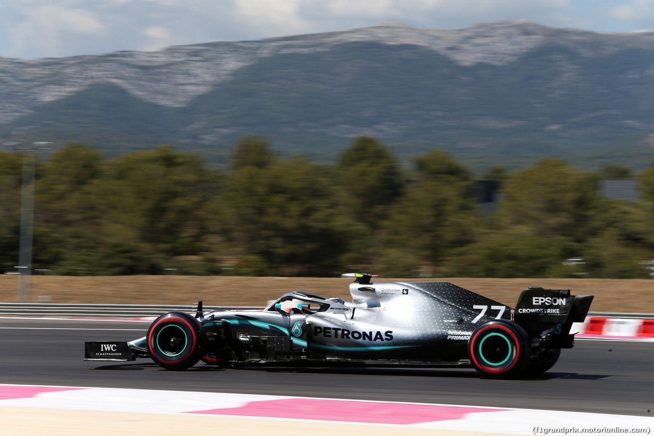 GP FRANCIA, 22.06.2019 - Qualifiche, Valtteri Bottas (FIN) Mercedes AMG F1 W010