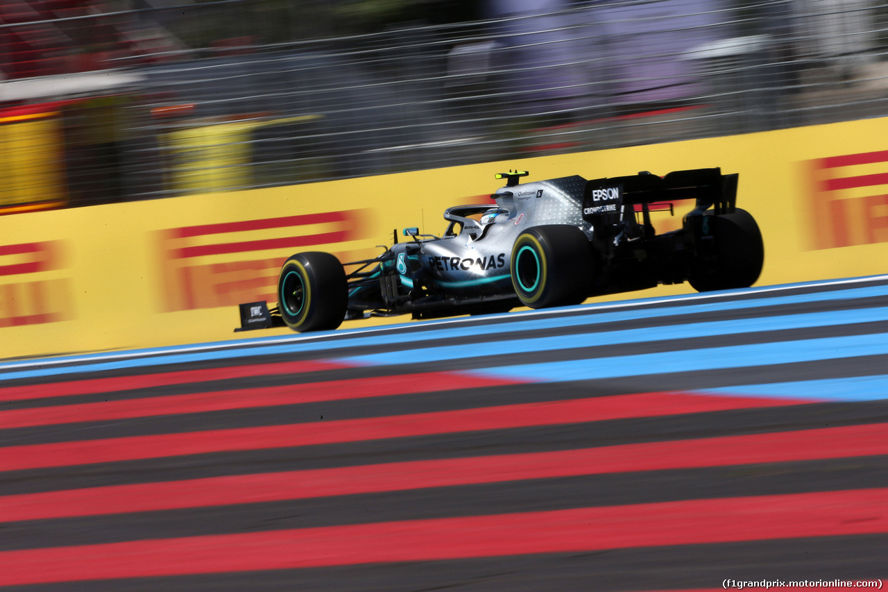 GP FRANCIA, 22.06.2019 - Qualifiche, Valtteri Bottas (FIN) Mercedes AMG F1 W010