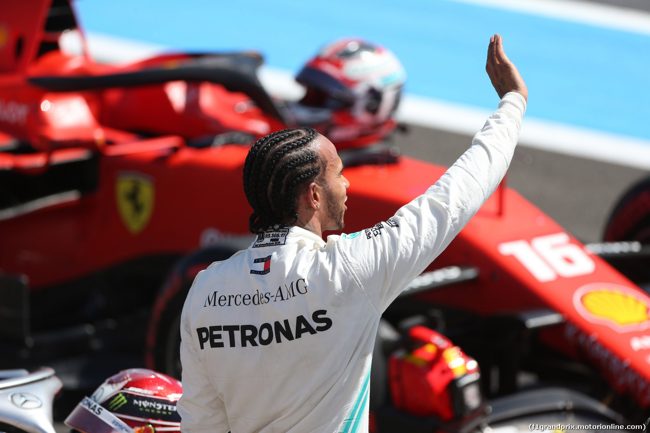 GP FRANCIA, 22.06.2019 - Qualifiche, Lewis Hamilton (GBR) Mercedes AMG F1 W10 pole position