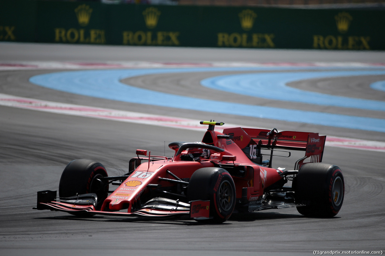 GP FRANCIA, 21.06.2019 - Prove Libere 1, Charles Leclerc (MON) Ferrari SF90