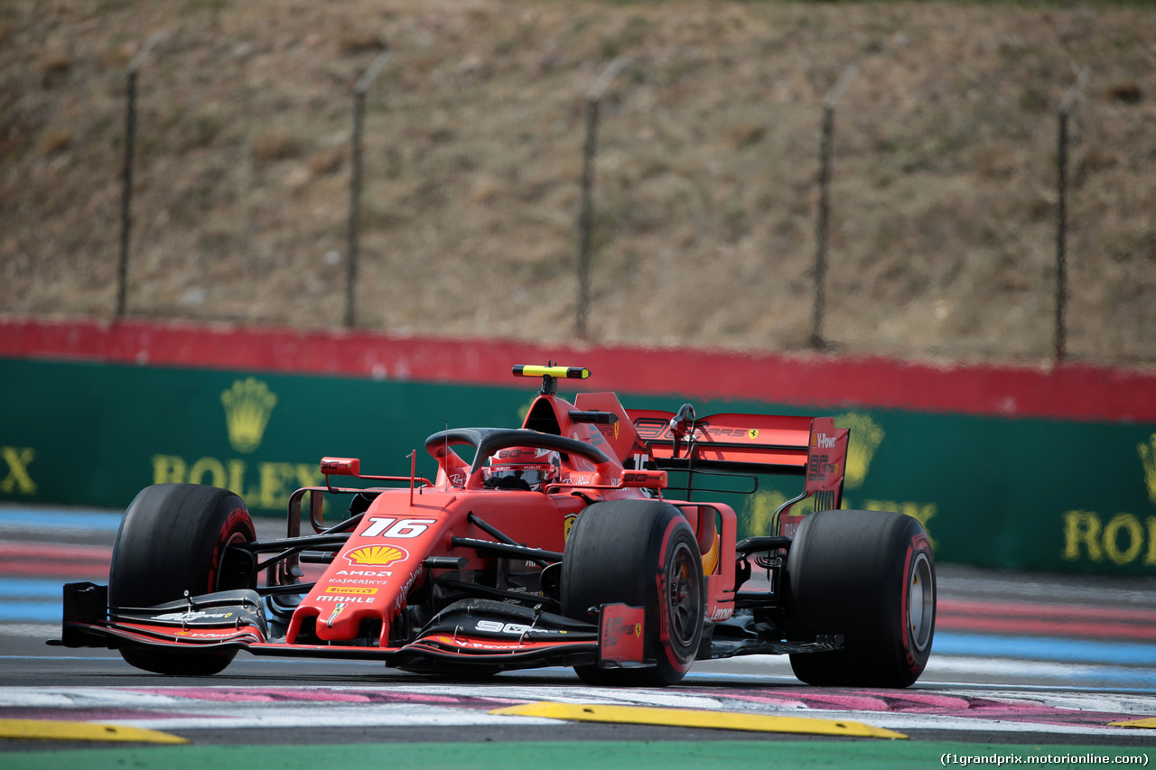 GP FRANCIA, 21.06.2019 - Prove Libere 1, Charles Leclerc (MON) Ferrari SF90