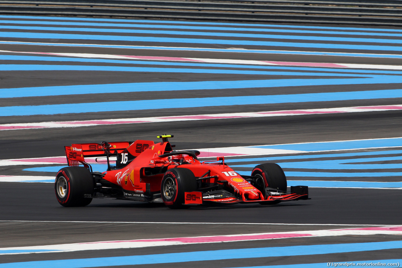 GP FRANCIA, 21.06.2019 - Prove Libere 1, Charles Leclerc (MON) Ferrari SF90