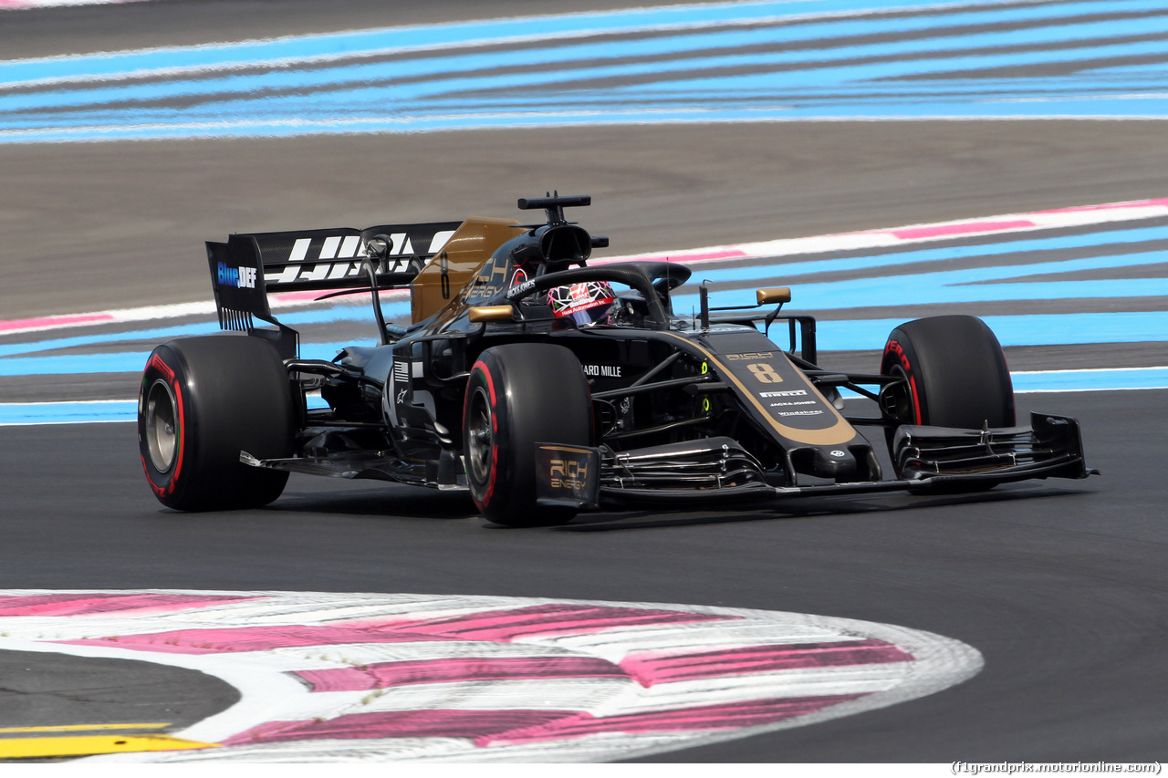 GP FRANCIA, 21.06.2019 - Prove Libere 1, Romain Grosjean (FRA) Haas F1 Team VF-19