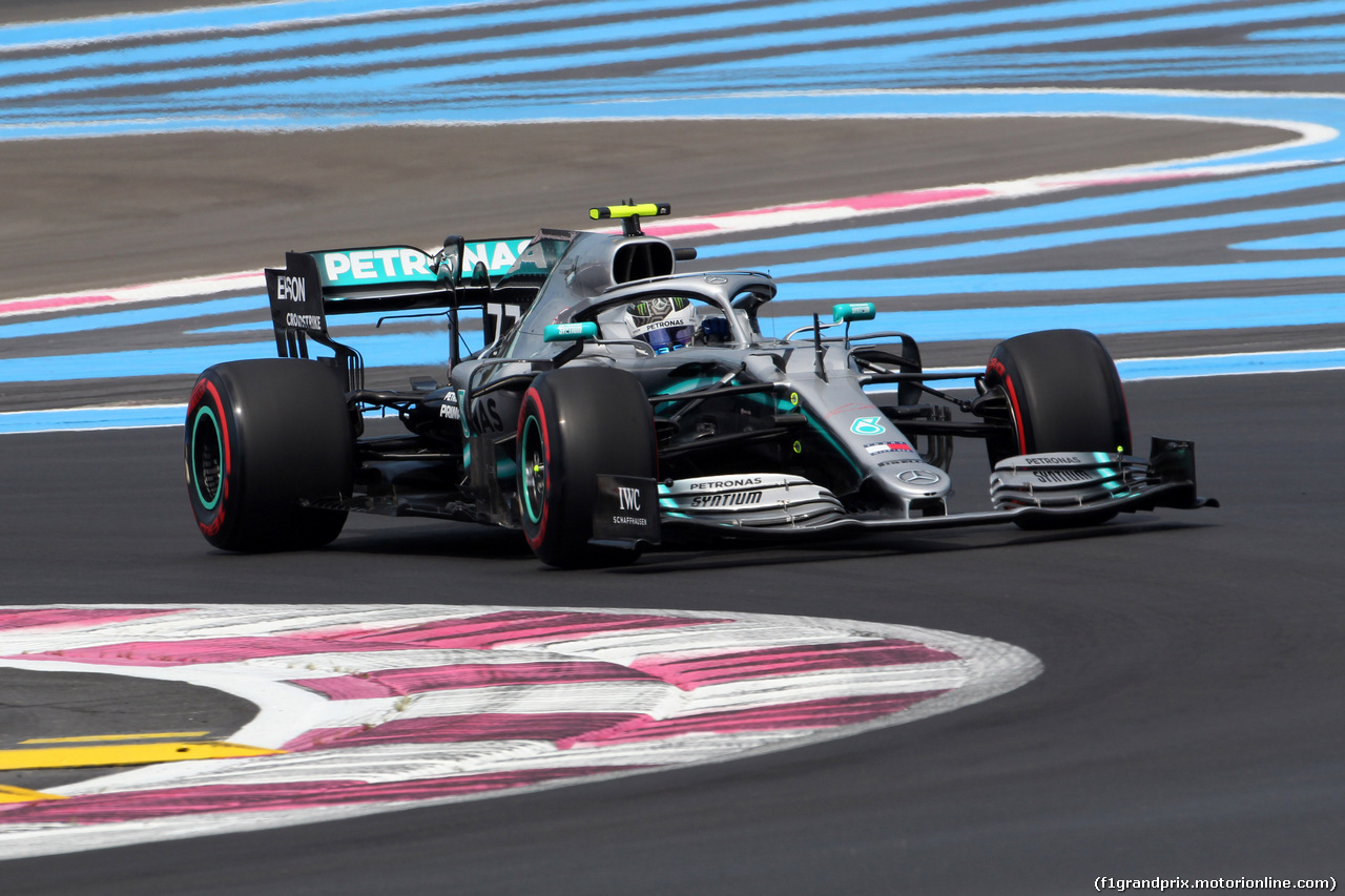 GP FRANCIA, 21.06.2019 - Prove Libere 1, Valtteri Bottas (FIN) Mercedes AMG F1 W010