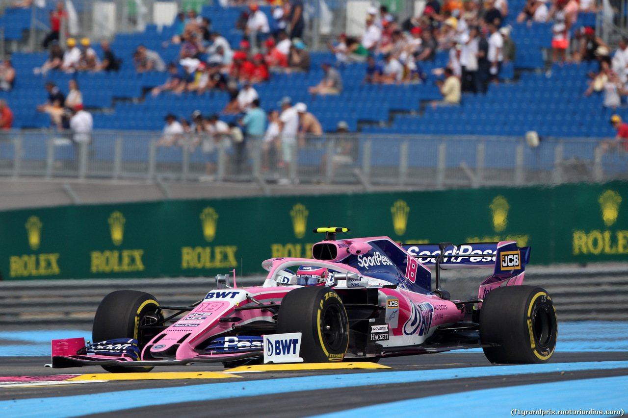 GP FRANCIA, 21.06.2019 - Prove Libere 1, Lance Stroll (CDN) Racing Point F1 Team RP19