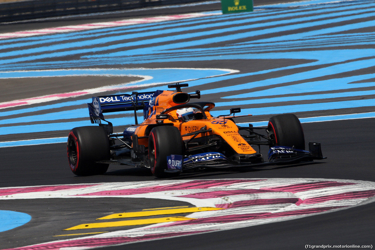 GP FRANCIA, 21.06.2019 - Prove Libere 1, Carlos Sainz Jr (ESP) Mclaren F1 Team MCL34