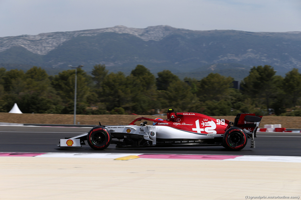 GP FRANCIA, 21.06.2019 - Prove Libere 1, Antonio Giovinazzi (ITA) Alfa Romeo Racing C38