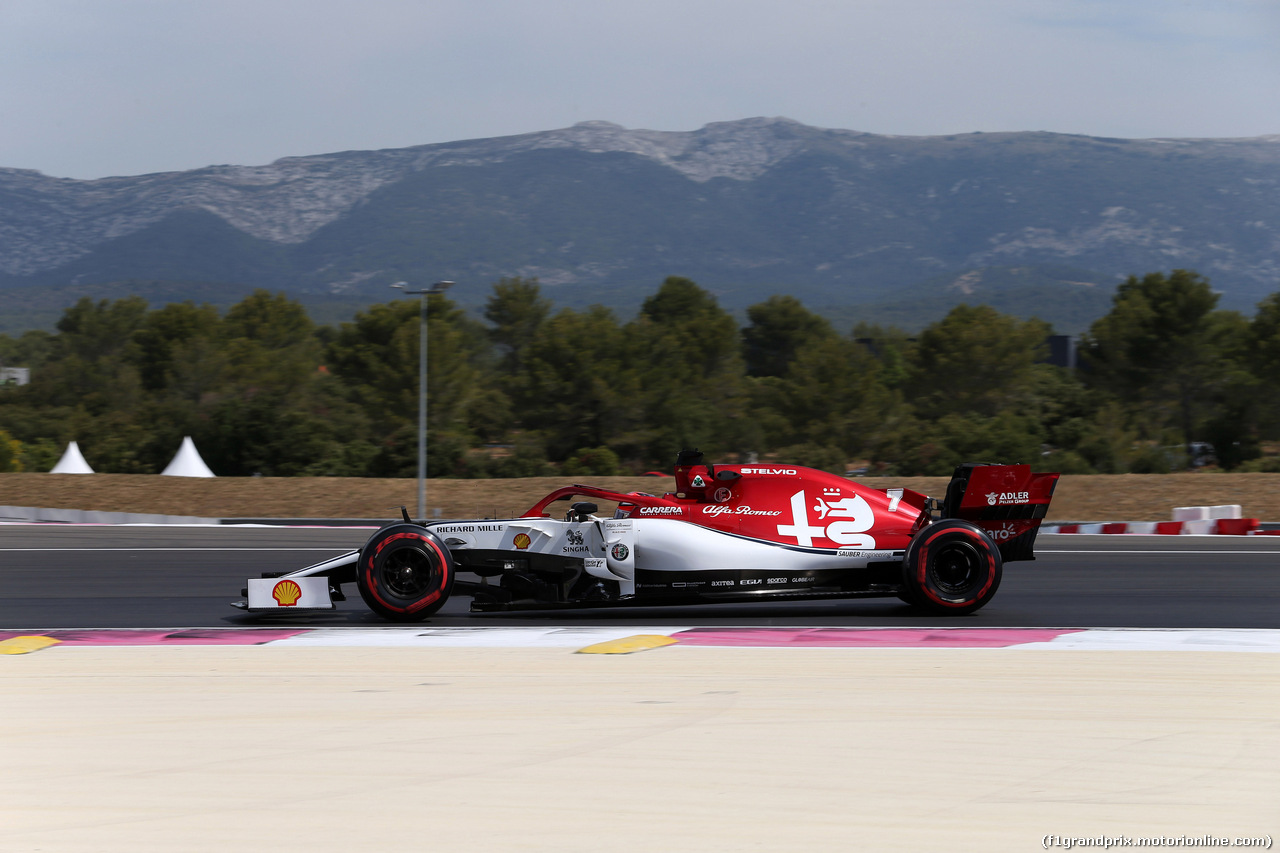 GP FRANCIA, 21.06.2019 - Prove Libere 1, Kimi Raikkonen (FIN) Alfa Romeo Racing C38