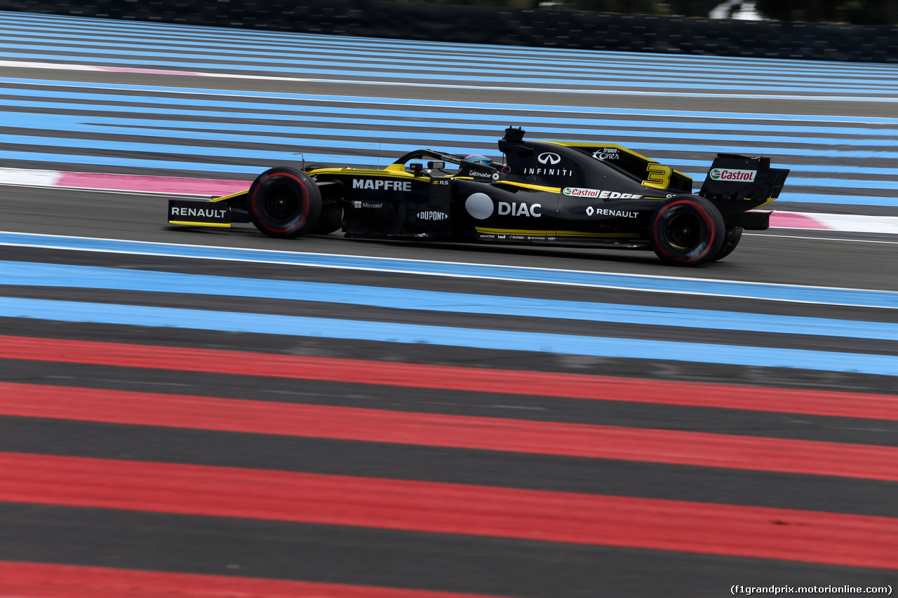 GP FRANCIA, 21.06.2019 - Prove Libere 1, Daniel Ricciardo (AUS) Renault Sport F1 Team RS19