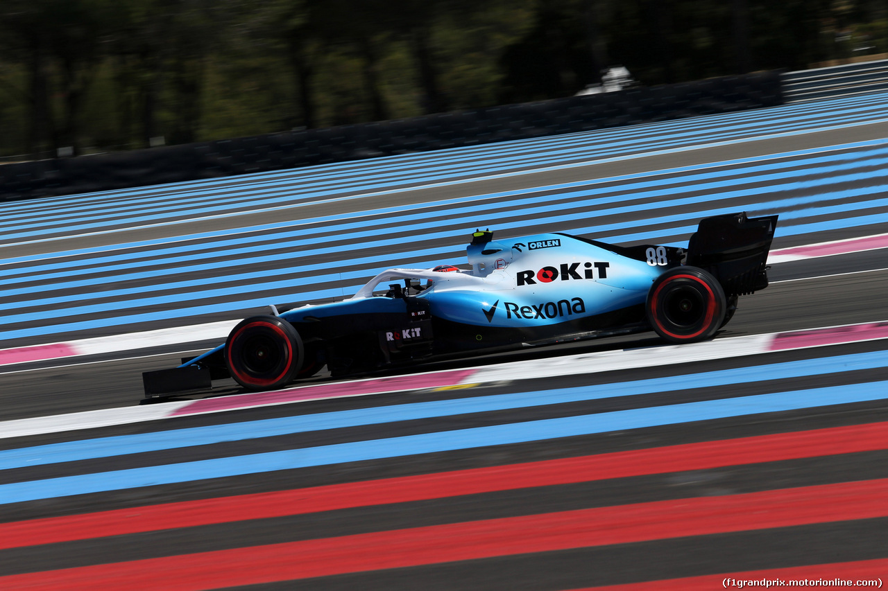GP FRANCIA, 21.06.2019 - Prove Libere 1, Robert Kubica (POL) Williams Racing FW42