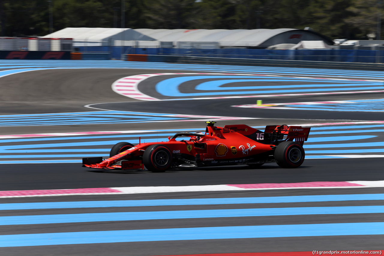 GP FRANCIA, 21.06.2019 - Prove Libere 1, Charles Leclerc (MON) Ferrari SF90