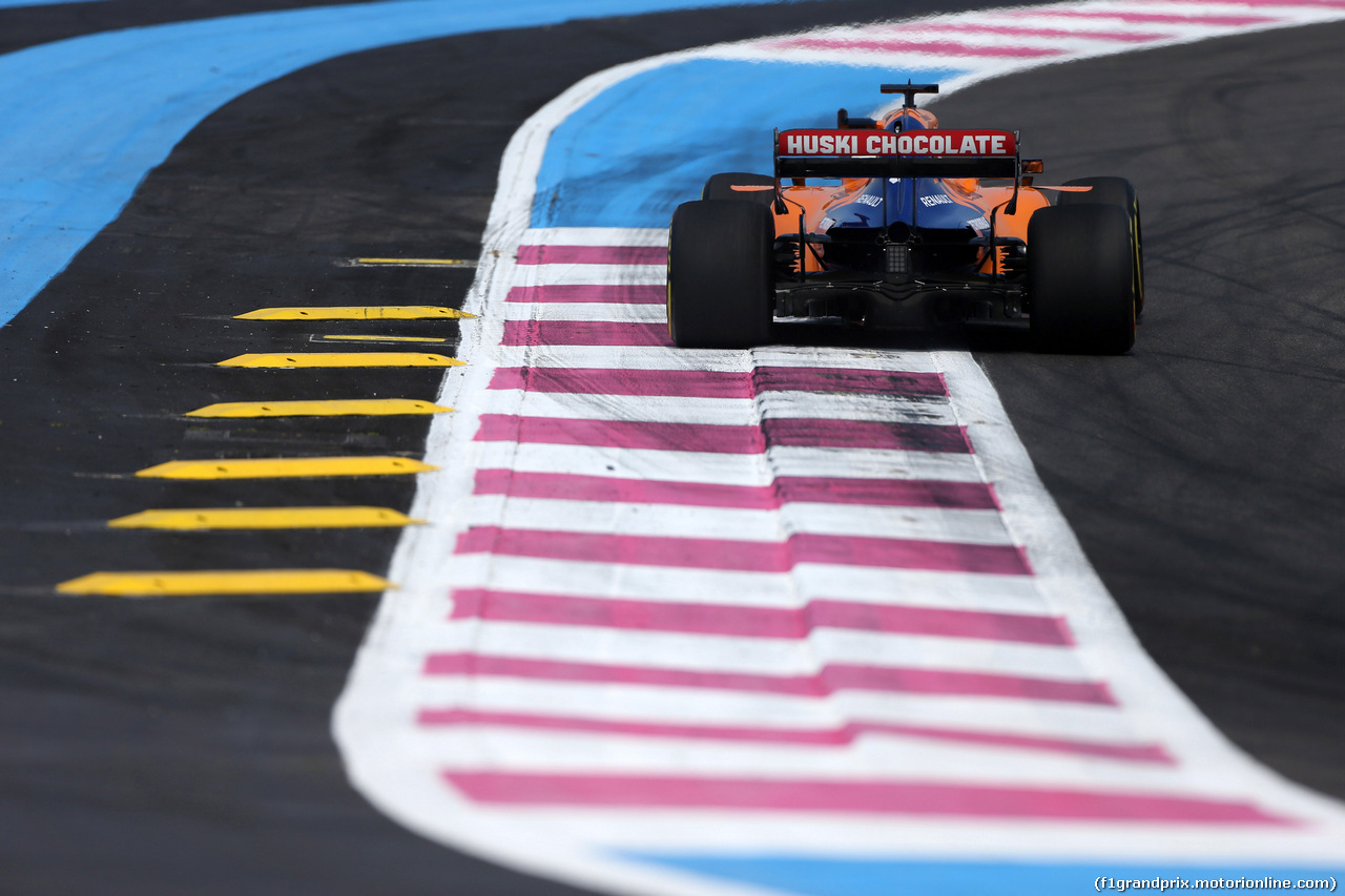 GP FRANCIA, 21.06.2019 - Prove Libere 1, Carlos Sainz Jr (ESP) Mclaren F1 Team MCL34