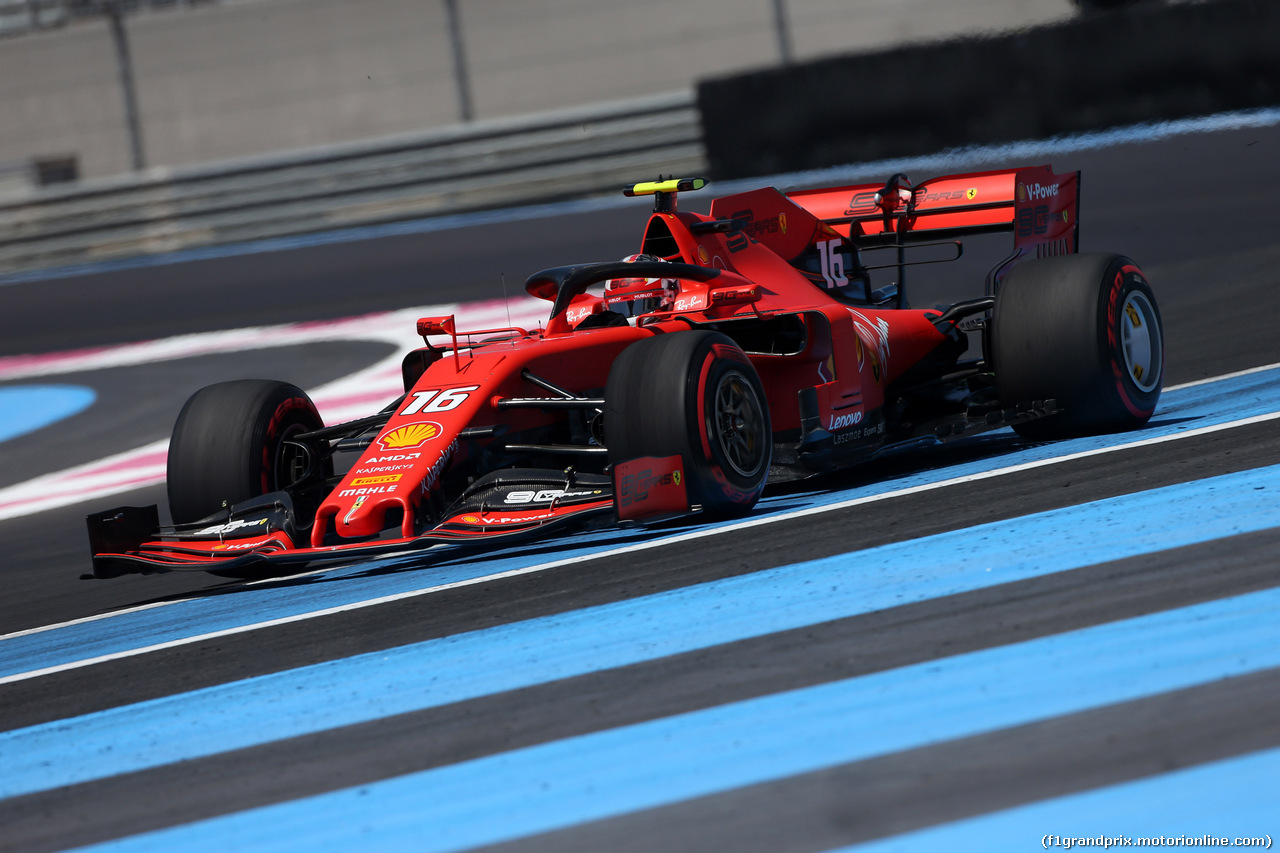 GP FRANCIA, 21.06.2019 - Prove Libere 1, Charles Leclerc (MON) Ferrari SF90