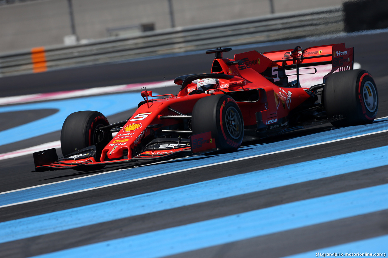 GP FRANCIA, 21.06.2019 - Prove Libere 1, Sebastian Vettel (GER) Ferrari SF90