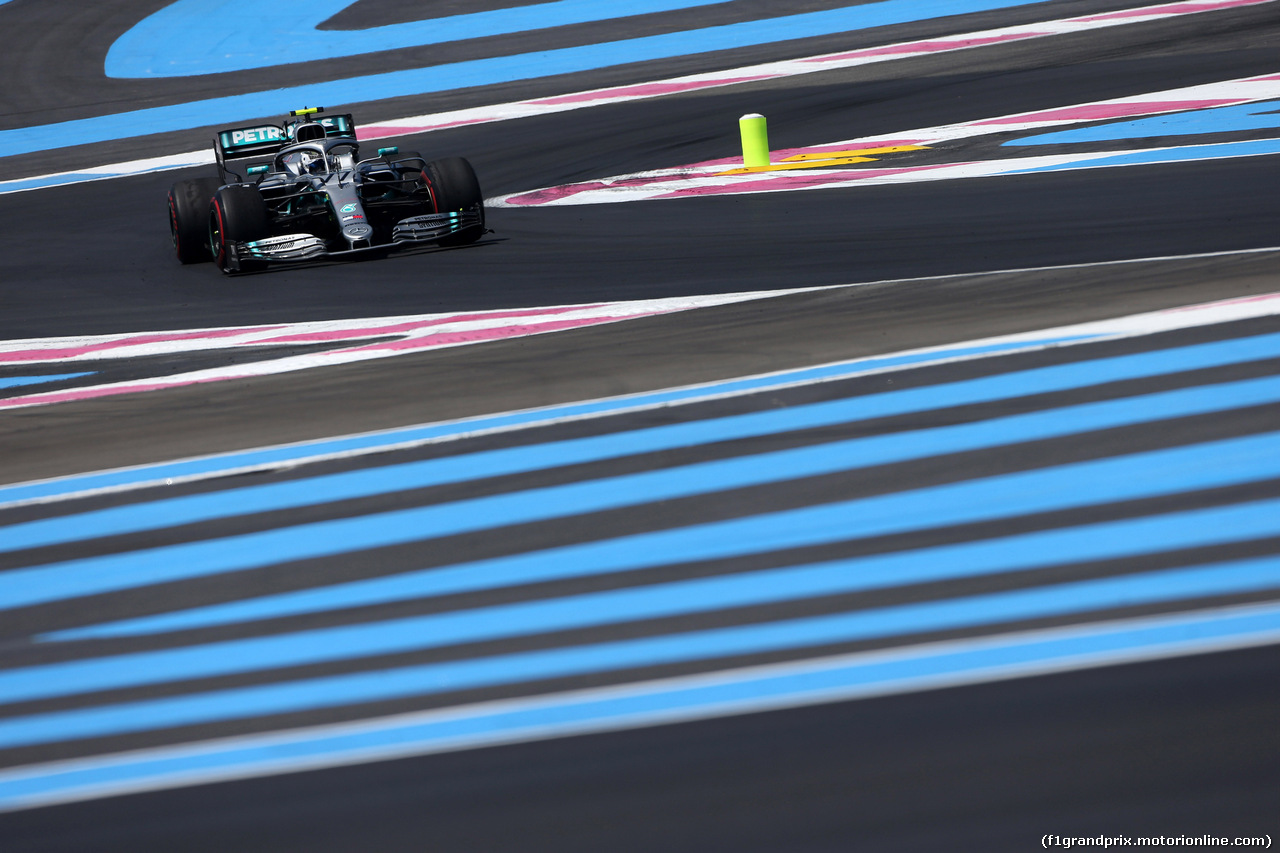 GP FRANCIA, 21.06.2019 - Prove Libere 1, Valtteri Bottas (FIN) Mercedes AMG F1 W010