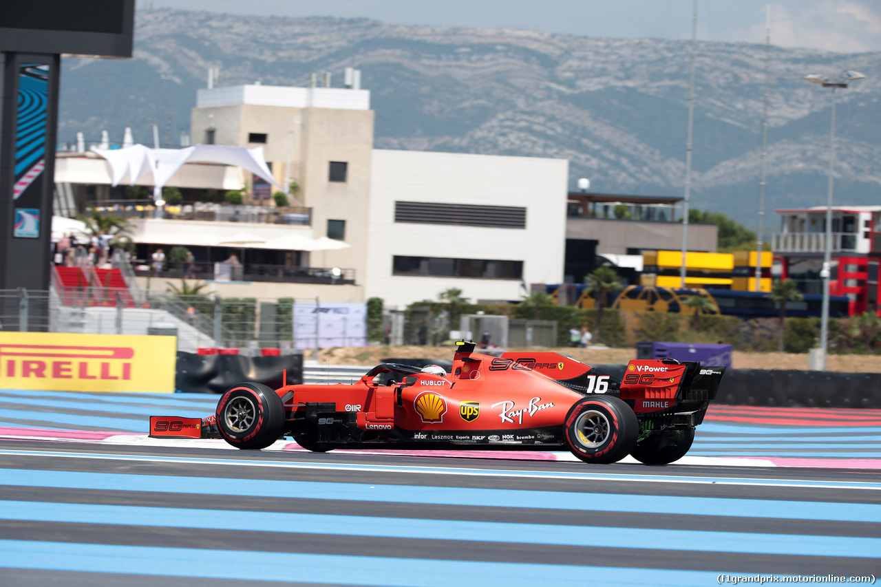 GP FRANCIA, 21.06.2019 - Prove Libere 1, Charles Leclerc (MON) Ferrari SF90
