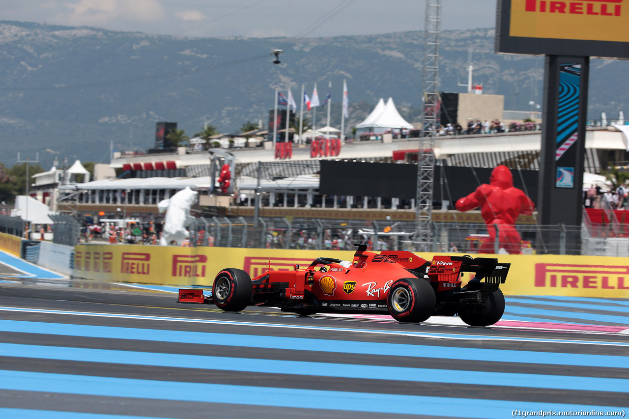 GP FRANCIA, 21.06.2019 - Prove Libere 1, Sebastian Vettel (GER) Ferrari SF90