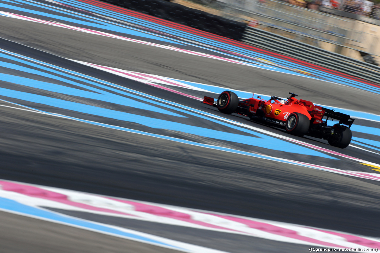 GP FRANCIA, 21.06.2019 - Prove Libere 2, Sebastian Vettel (GER) Ferrari SF90